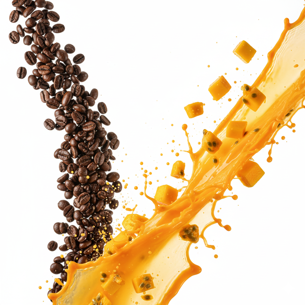 Café y Pulpa de frutas